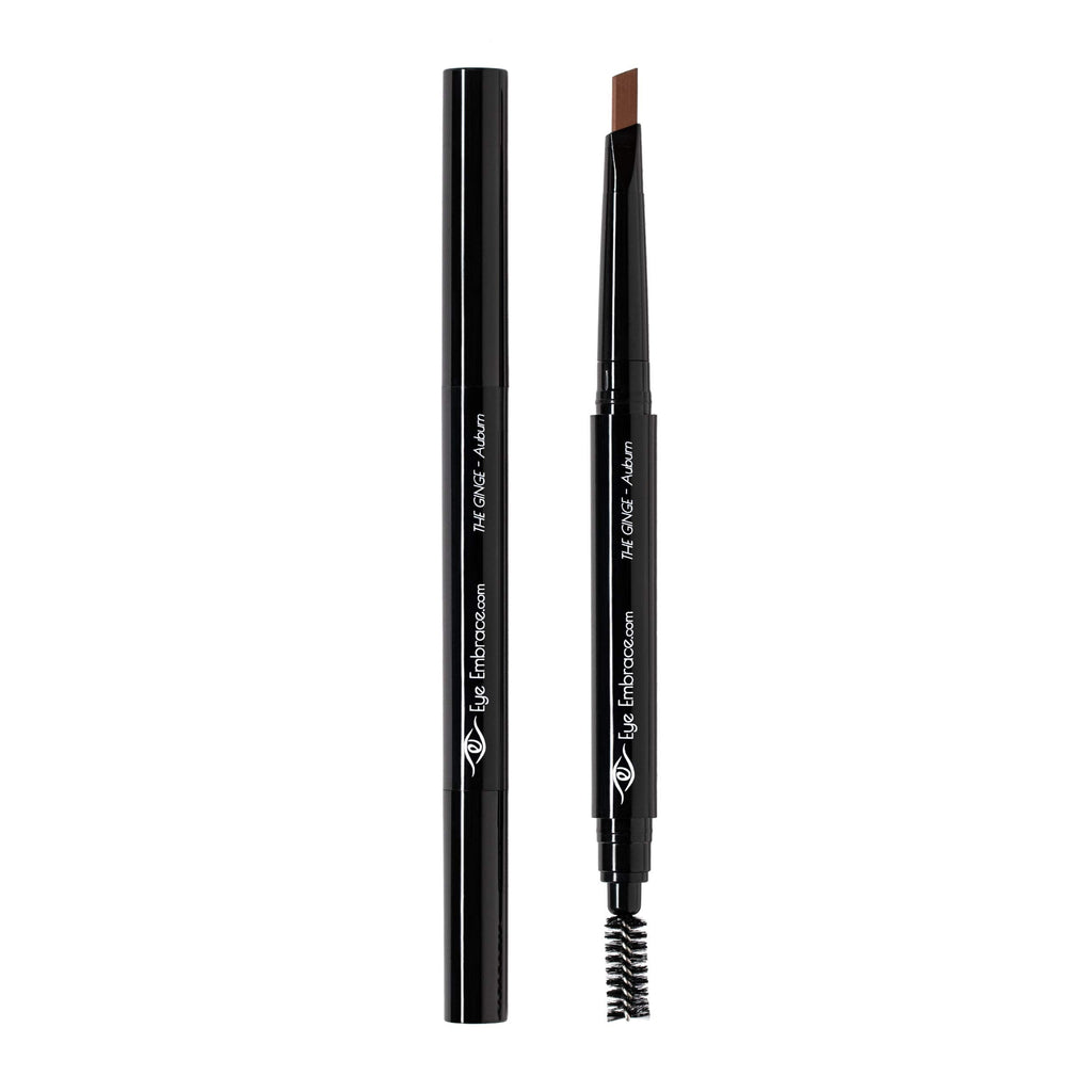 Eye Embrace The Ginge Auburn Red Eyebrow Pencil – Waterproof, Double-Ended Angled Tip & Spoolie