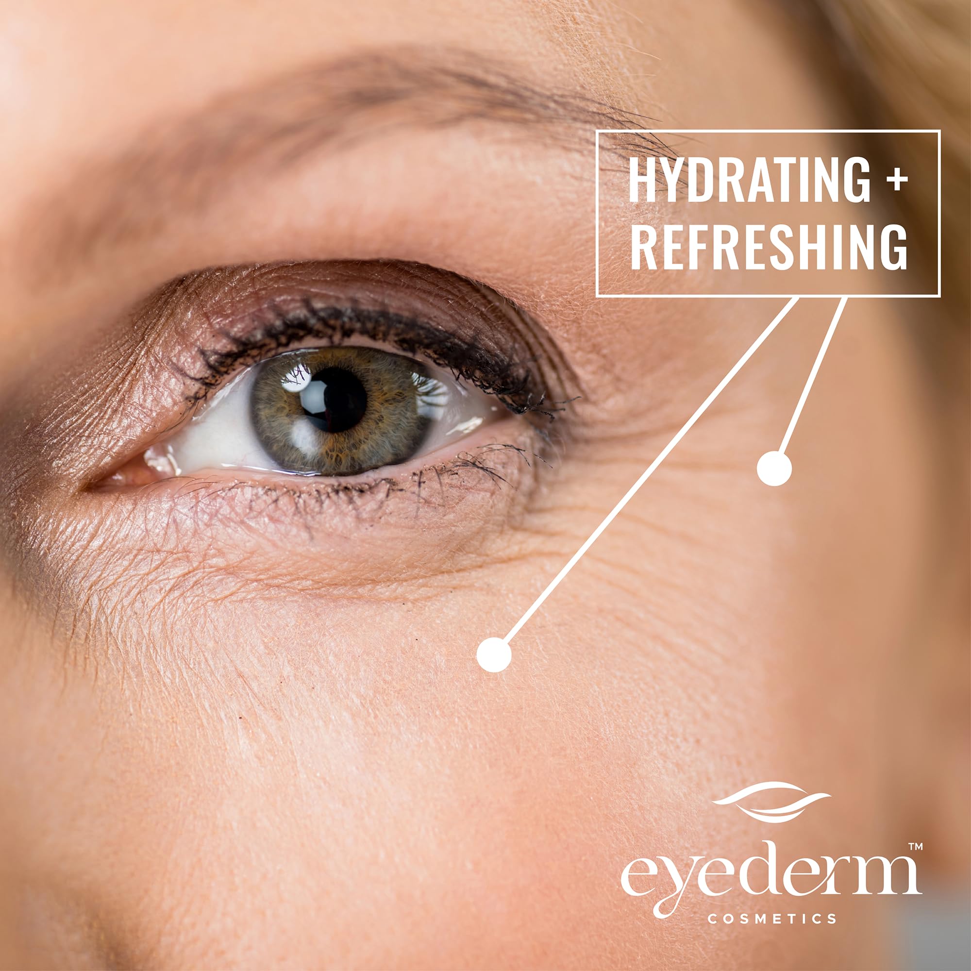 Eyederm Hydra-Gel Under Eye Patches | Dark Circles, Puffiness & Fine Lines – Ophthalmologist-Developed