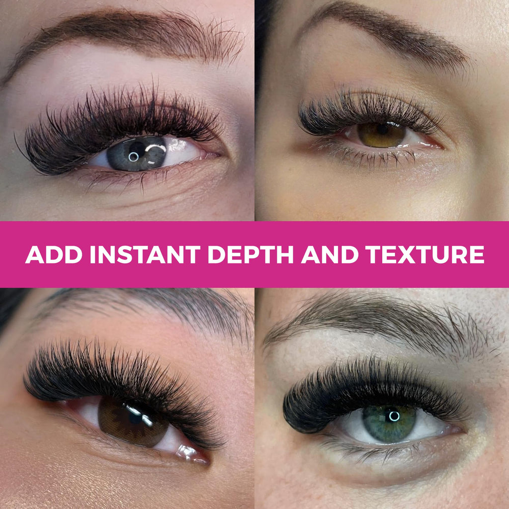 Eyesy Lash 500 Camellia Premade Fans - 5D 0.07, 8-12mm Curl C