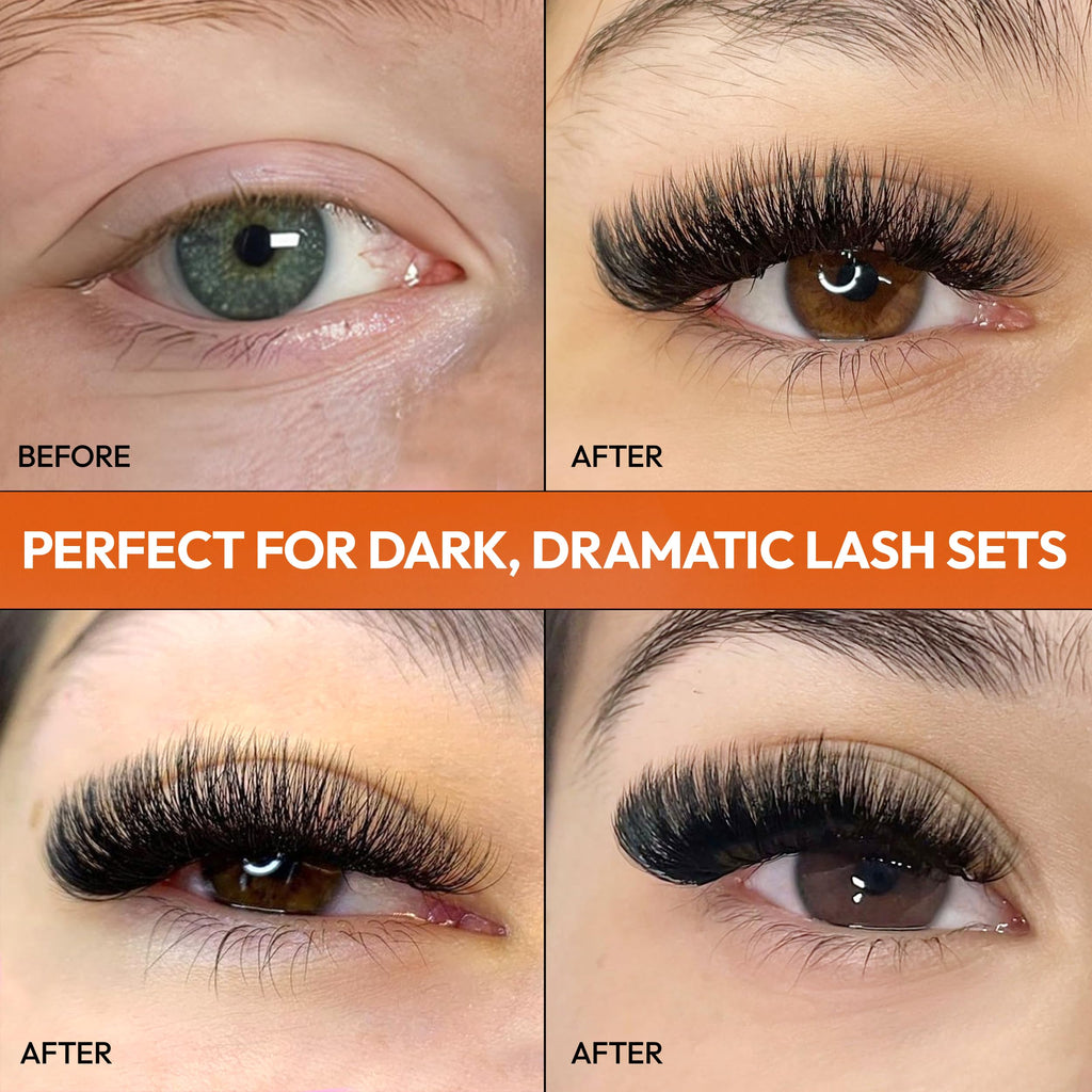 Eyesy Lash 448 Narrow Promade Fans – Mega Volume Lashes, 10D 0.07mm CC Curl, 9-15mm Mix