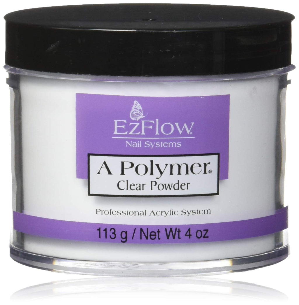 EzFlow A Polymer Clear False Nails – 4 Ounce