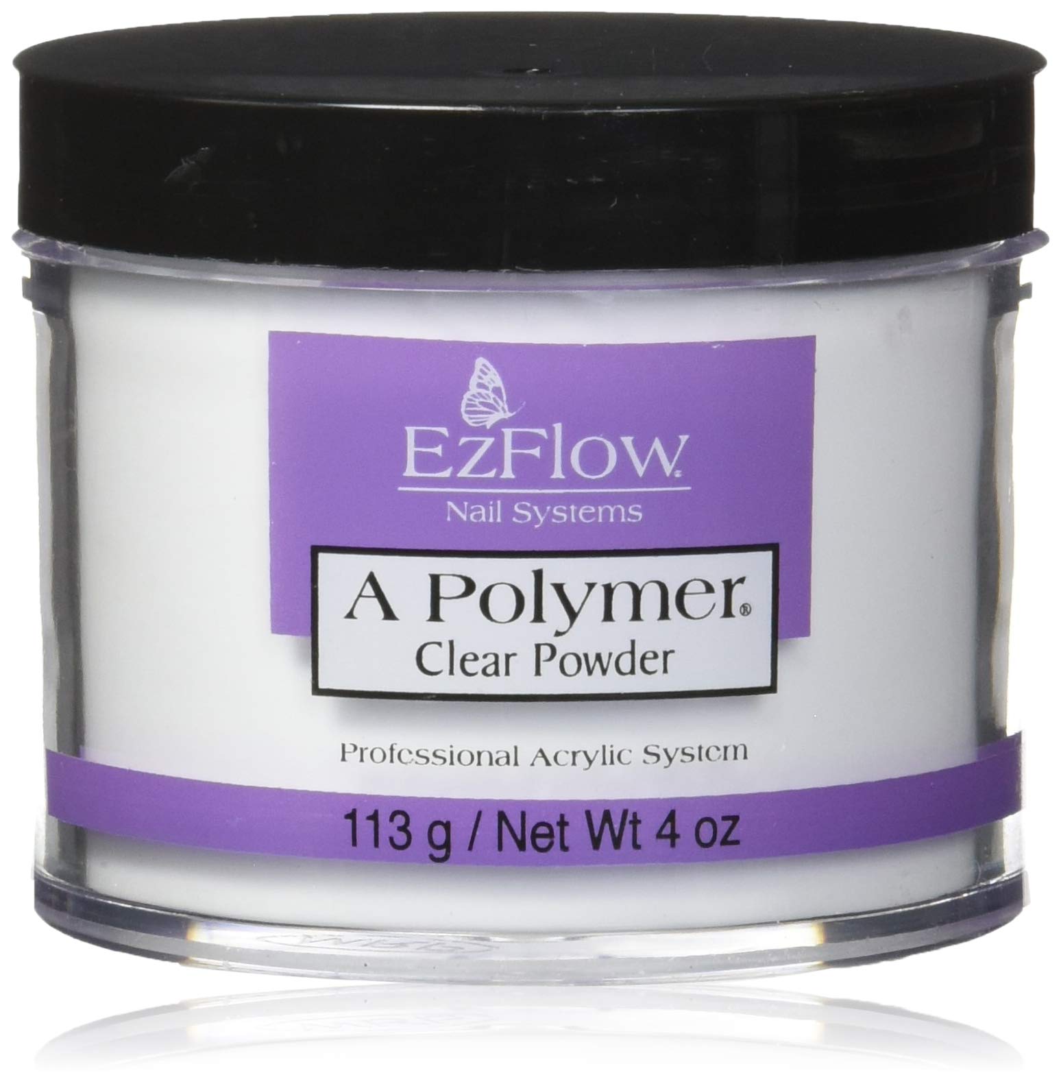 EzFlow A Polymer Clear False Nails – 4 Ounce