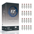 EZ Tattoo Cartridge Needles Assorted 50Pcs Mix #12 (7RM-15RM) Standard Round/Curved Magnum - EZTAT2