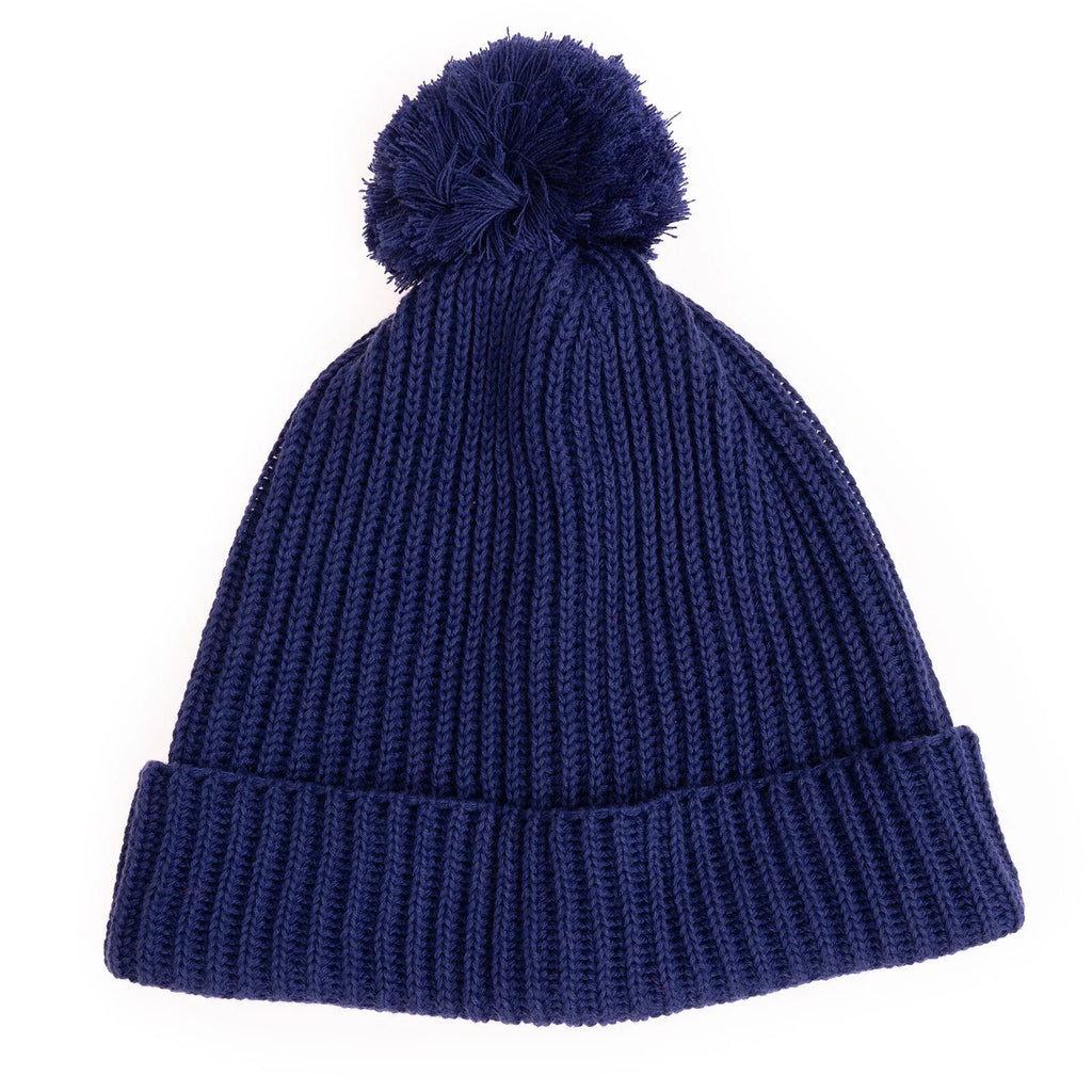 HelloBaby Pom-Pom Knitted Baby Beanie (One Size)