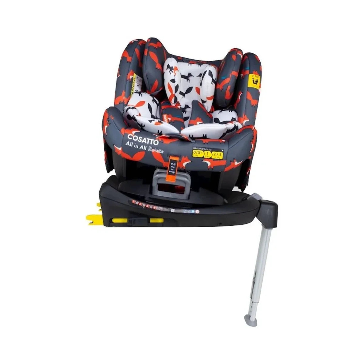 Cosatto All in All 360 Rotate i-Size Car Seat - Charcoal Mister Fox