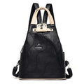 Women Leather Backpacks Zipper Female Chest Bag Travel Back Pack Ladies Bagpack Mochilas School Bags for Teenage Girls Sac a Dos