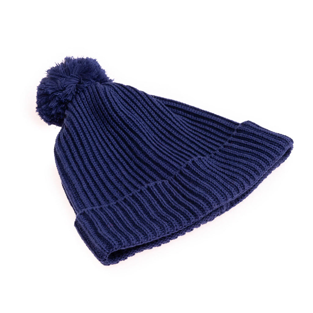 HelloBaby Pom-Pom Knitted Baby Beanie (One Size)
