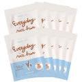 FACETORY Everyday Rice Bran Sheet Mask – Plant-Based K-Beauty Face Mask (10 Pack)