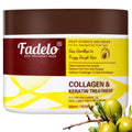 Fadelo Collagen+Keratin Hair Mask – Deep Repair with Argan Oil & Vitamin E | Hydrating 150 ml