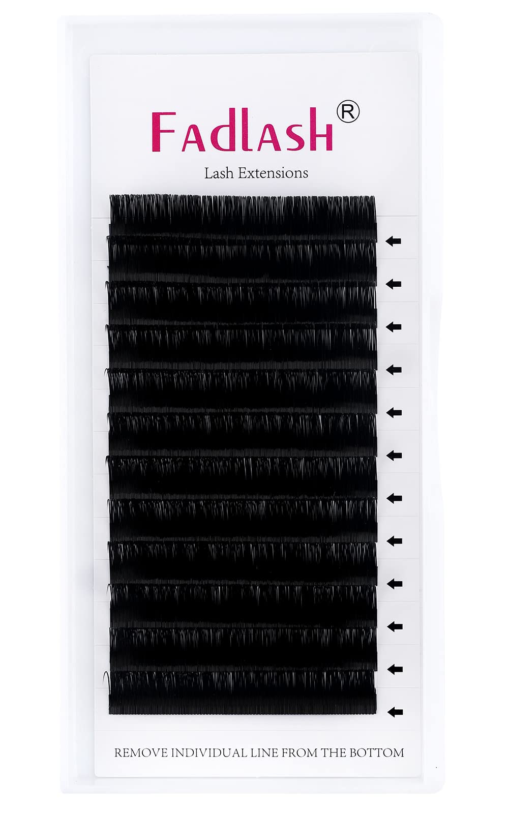 FADLASH Eyelash Extensions - C/D Curl 0.20mm Mixed 15-20mm | Professional Lash Supplies