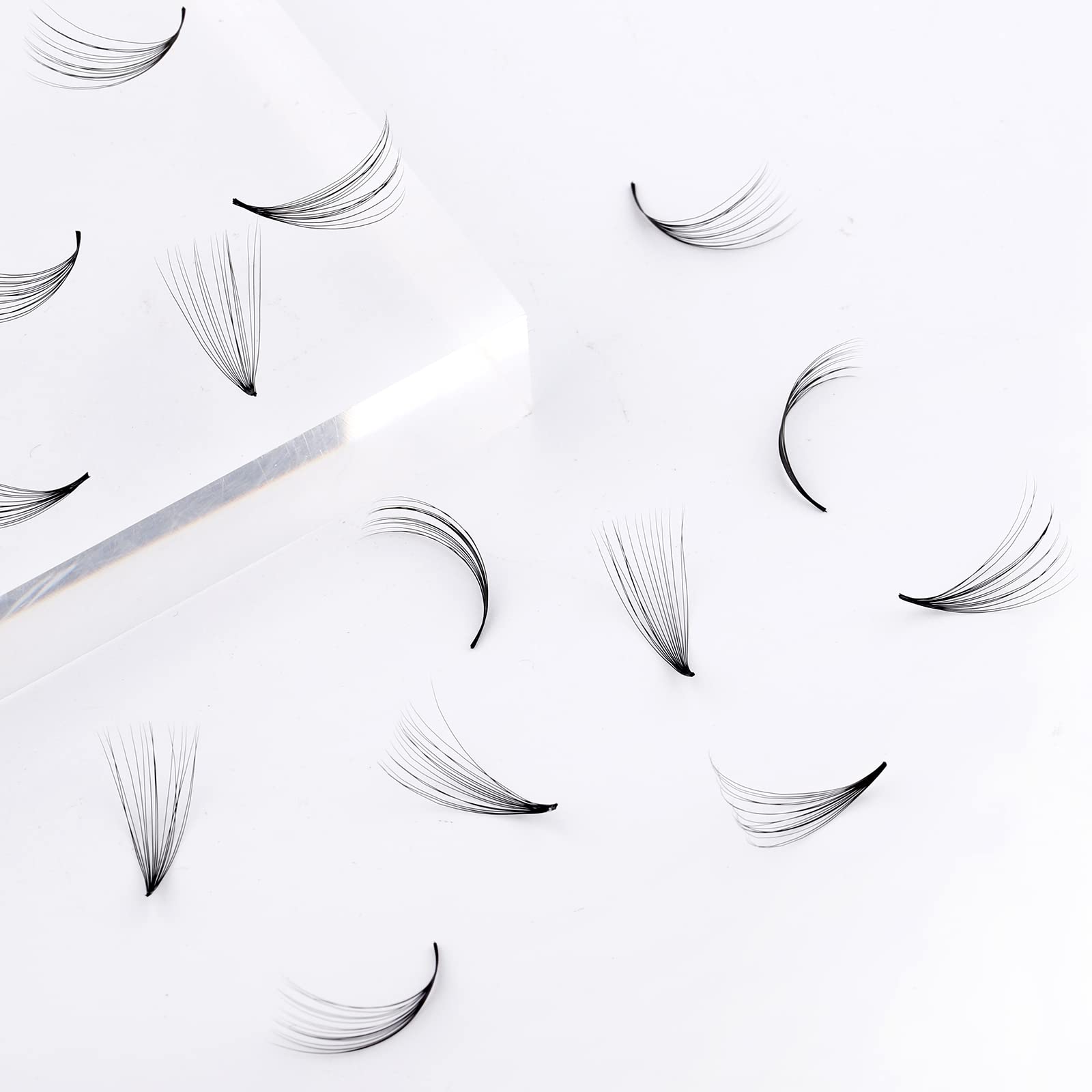 FADLASH Premade Fans 1000ct Mix – D Curl Promades, 16D-0.05D, 9-16mm