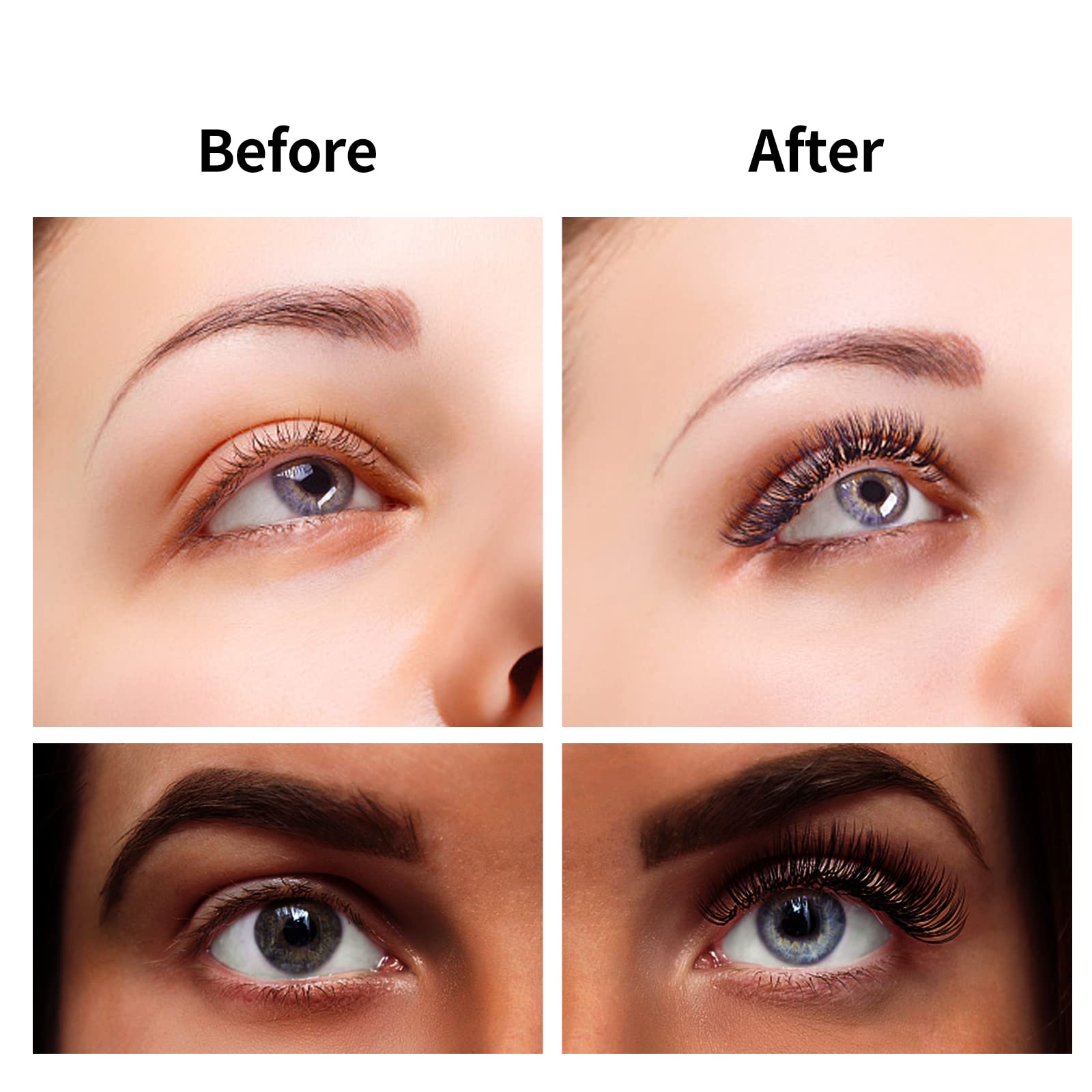 FADLASH 1000ct Premade Lash Fans – D Curl 12D-0.07D, 9–16mm | Budget-Friendly Volume Lashes