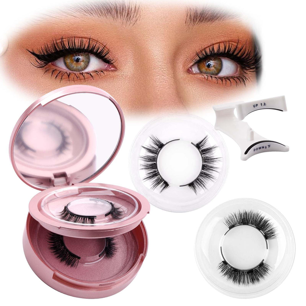 FADLASH Magnetic Eyelashes – Natural Look, Glue-Free, Reusable Lashes with Applicator (2 Pairs) S01