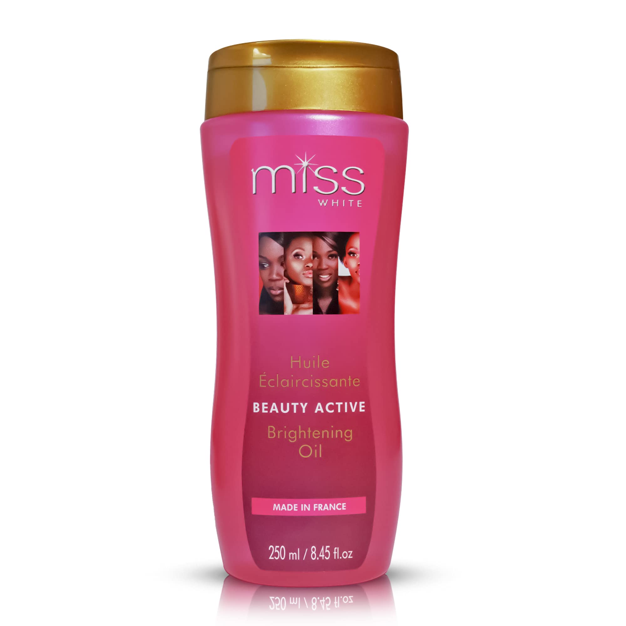 FAIR & WHITE Miss White Brightening Oil 250ml – Almond Oil & Lumiskin for Radiant, Even-Tone Skin