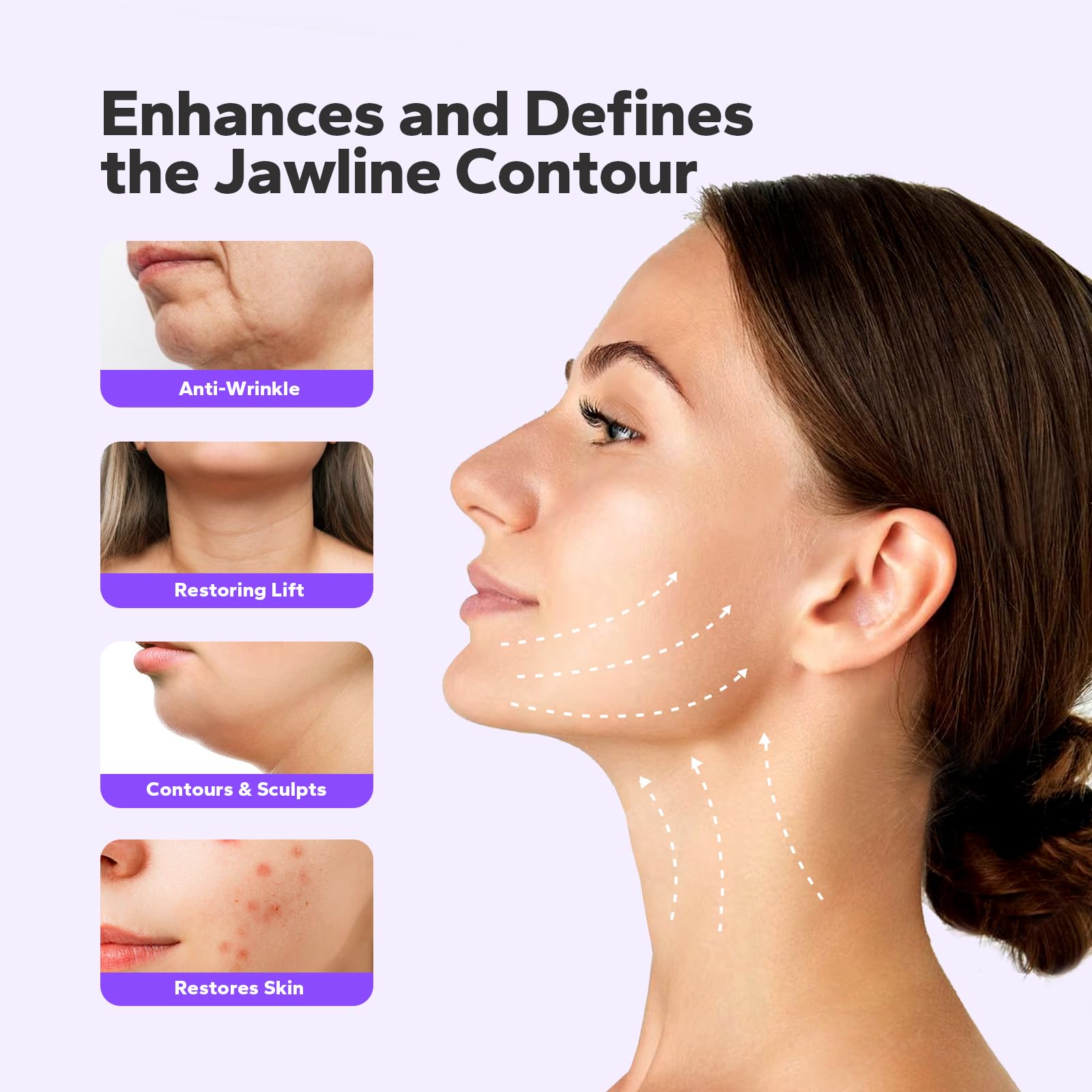 FairyFace V-Line Lifting Mask (5 Pack) — Jawline Contour & Hydration