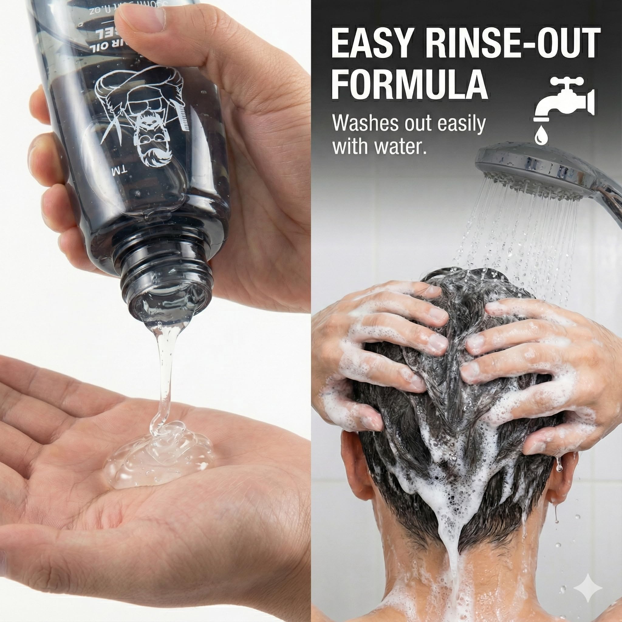 Fanqibaaty Styling Gel for Short Hair – Ultra-Strong 24H Hold | Fast-Drying, Sweat-Proof, Matte Finish