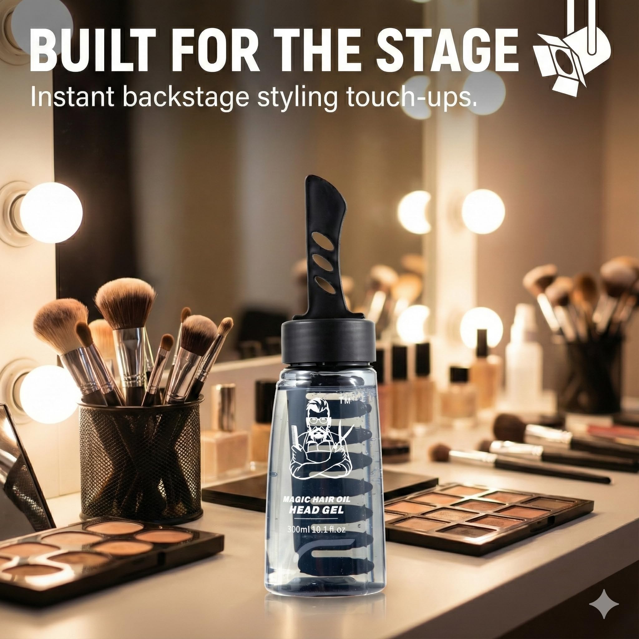 Fanqibaaty Styling Gel for Short Hair – Ultra-Strong 24H Hold | Fast-Drying, Sweat-Proof, Matte Finish