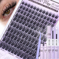 FANXITON Wispy Lash Clusters Kit — Natural Look DIY Lash Extensions (10–18mm)