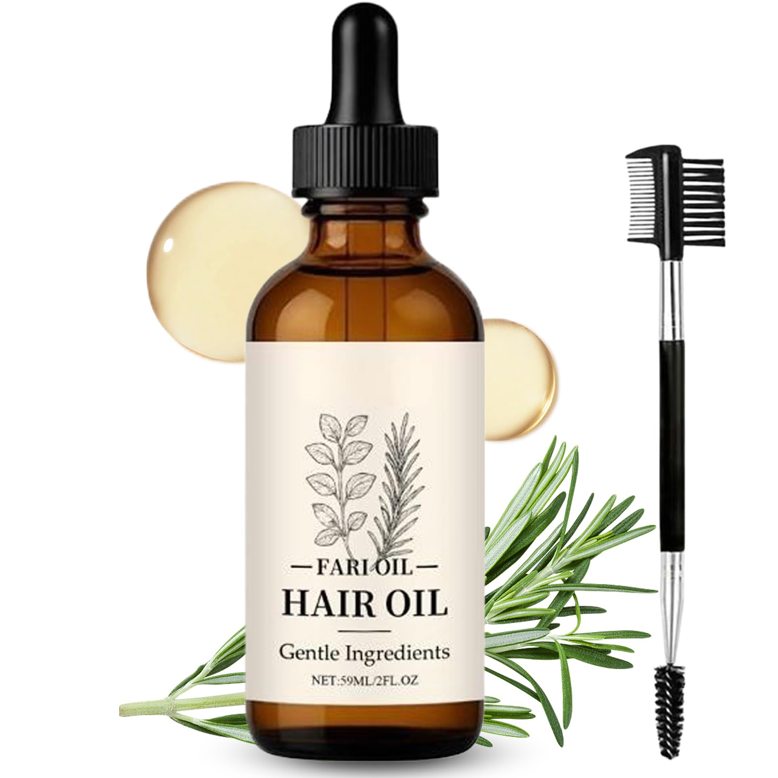 Fari Oil Hair Growth Oil | Botanical Scalp Oil for All Hair Types – 2oz (1 PCS)