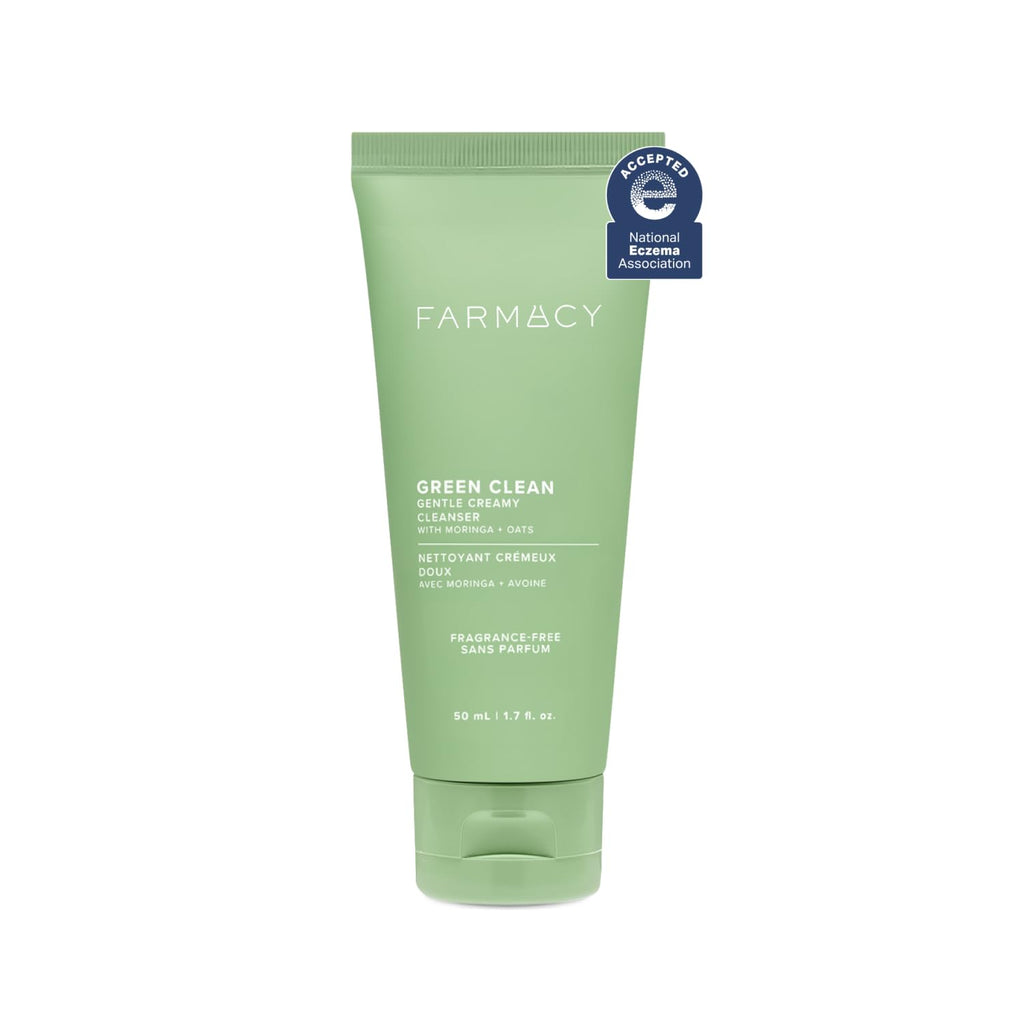 Farmacy Gentle Creamy Face Cleanser – Hydrating, Fragrance-Free Cleanser for Sensitive Skin | Aloe & Moringa