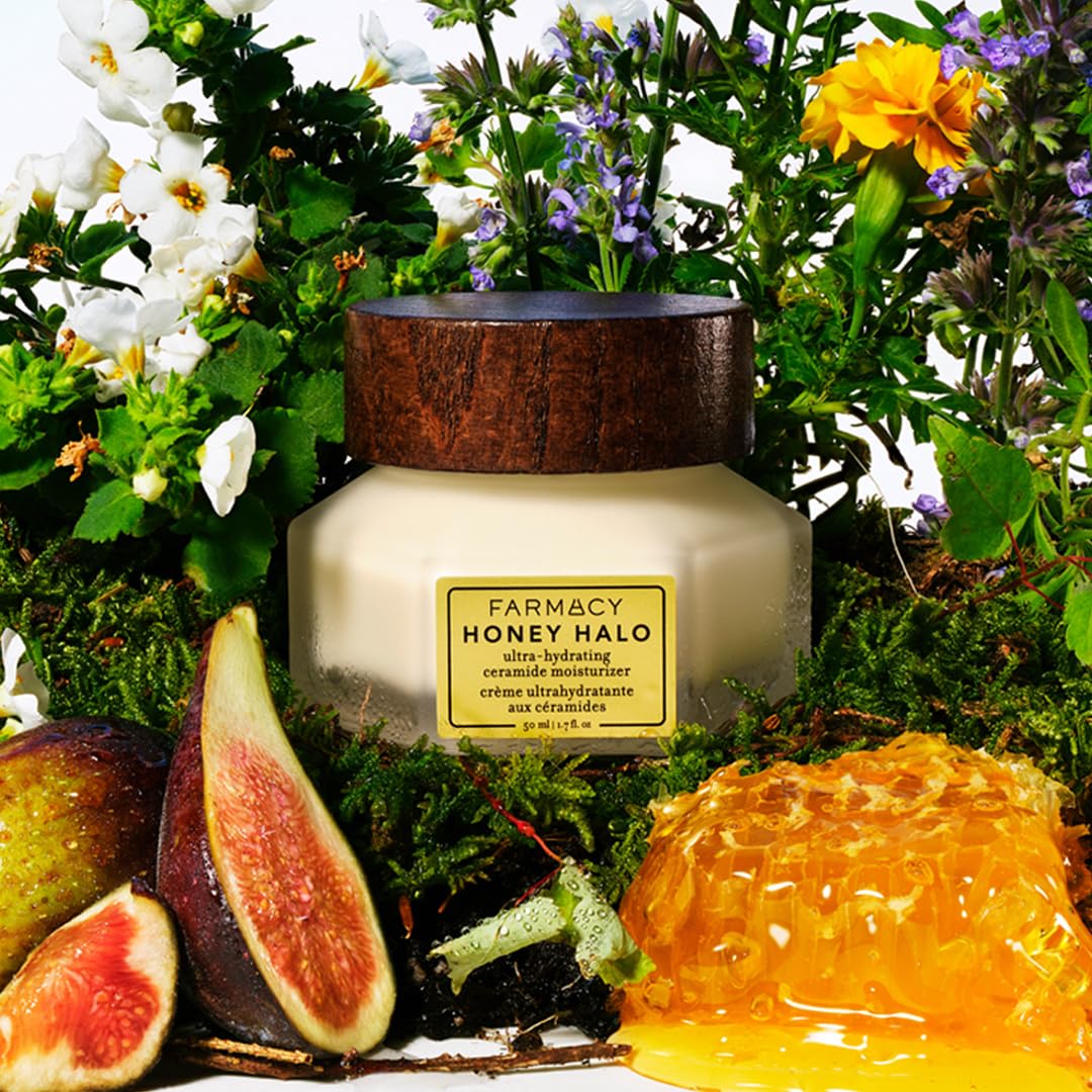 Farmacy Honey Halo Ceramide Moisturizer – Ultra Hydration with Buckwheat Honey & Ceramides (15ml)