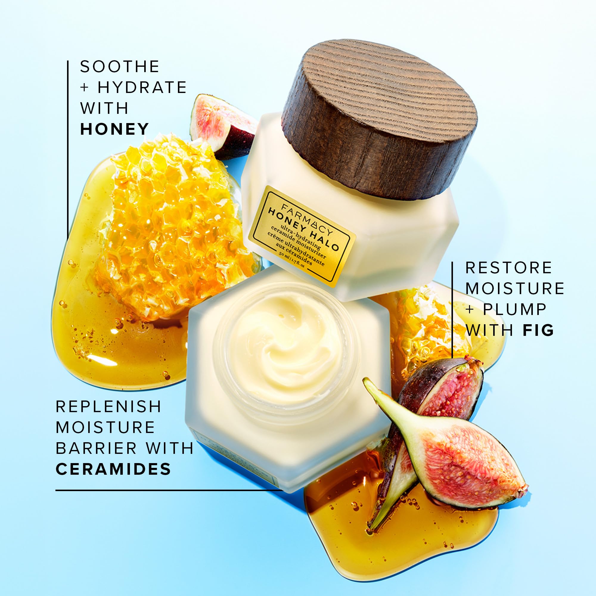 Farmacy Honey Halo Ceramide Moisturizer – Ultra Hydration for Dry Skin (9ml)