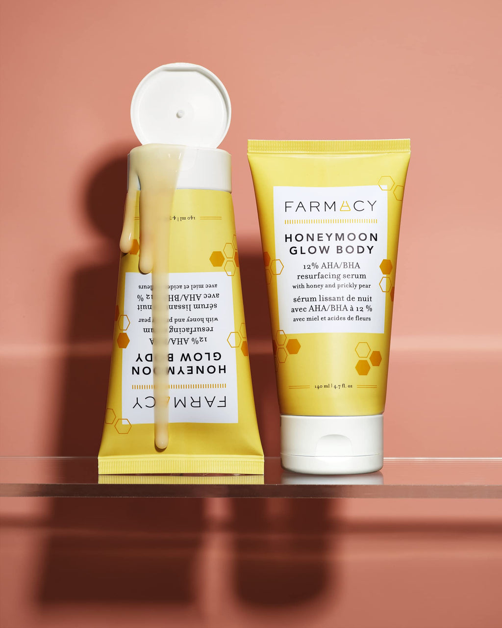 Farmacy Honeymoon Glow Body - AHA/BHA Serum with Hyaluronic Acid