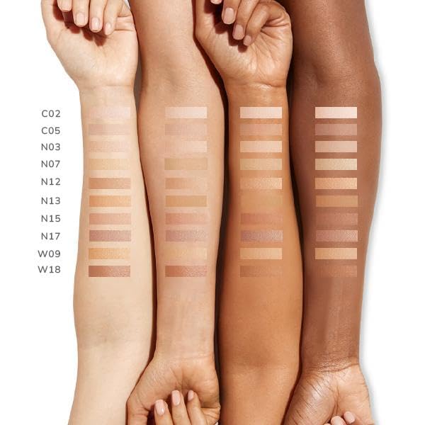 FARMASi Air Glow Foundation – Lightweight Hydration with Hyaluronic Acid, Dewy Finish | 1 fl oz (W18)