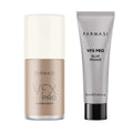 FARMASi VFX Pro Natural Beige Foundation & Primer Set – Long-Lasting, Breathable, Matte Finish