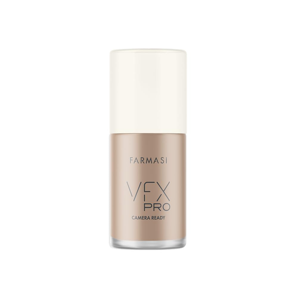 FARMASi VFX Pro Natural Beige Foundation & Primer Set – Long-Lasting, Breathable, Matte Finish