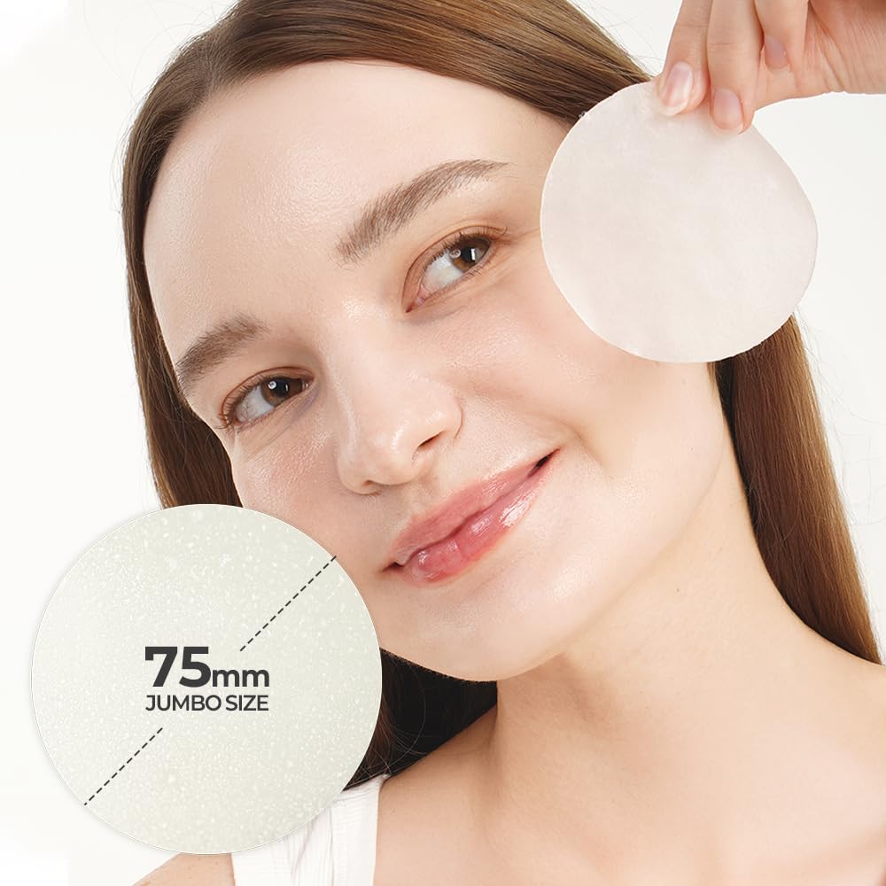 FARMSKIN Riceramide Glow Serum Pad – 60 Sheets, 3x Ceramide, Rice Filtrate & Niacinamide | Korean Skincare