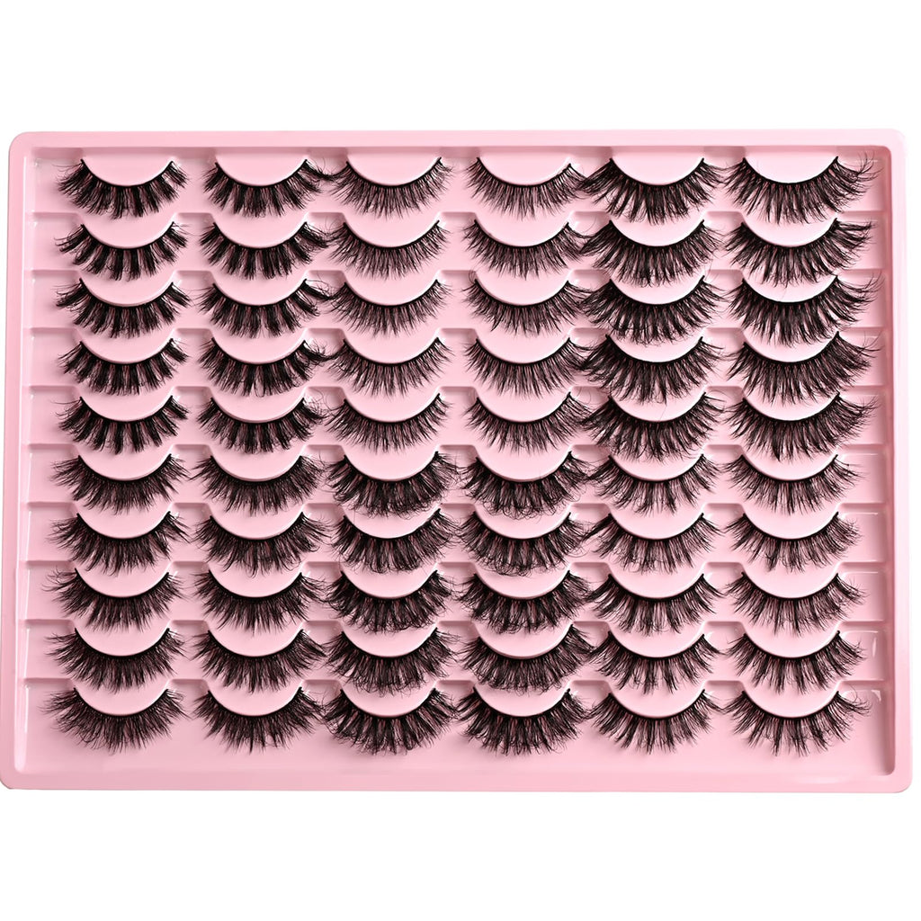 FARRED Lashes: 30 Pairs, 6 Wispy Styles for Everyday & Cat Eye Looks