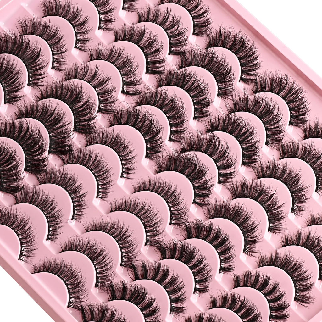 FARRED Lashes: 30 Pairs, 6 Wispy Styles for Everyday & Cat Eye Looks