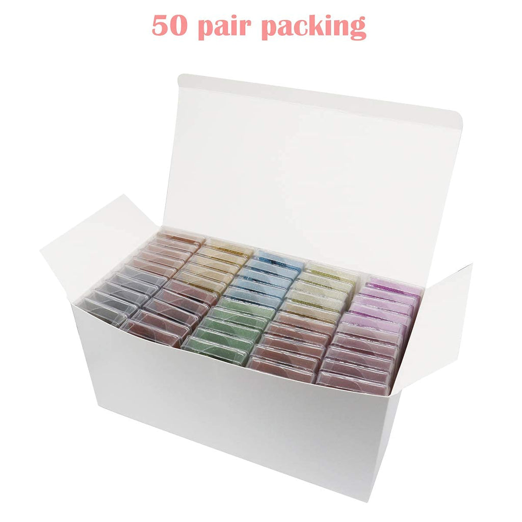 FARRED Wholesale Faux Mink Lashes – 50 Pairs, 10 Styles, Portable Boxes, 10–20mm
