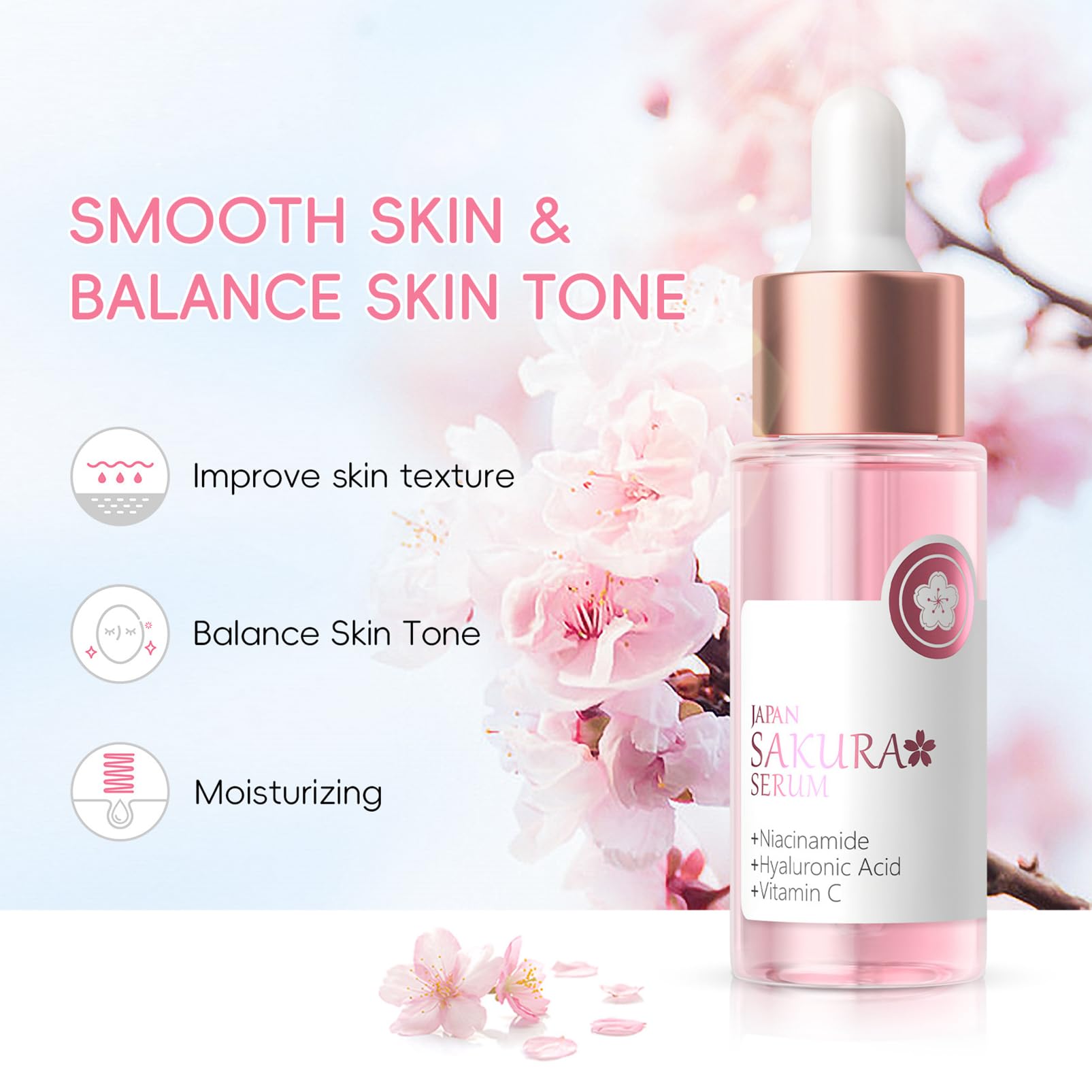 Fashion Base Sakura Skincare Set – 33-Piece Teen & Women Facial Care Kit