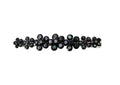 Faship Gorgeous Black Crystal Floral Small Alligator Hair Clip – Bridal Hair Jewelry