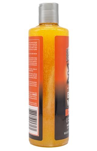Fast Orange Grease X Body Wash – Heavy-Duty Exfoliating Shower Gel, 16 oz