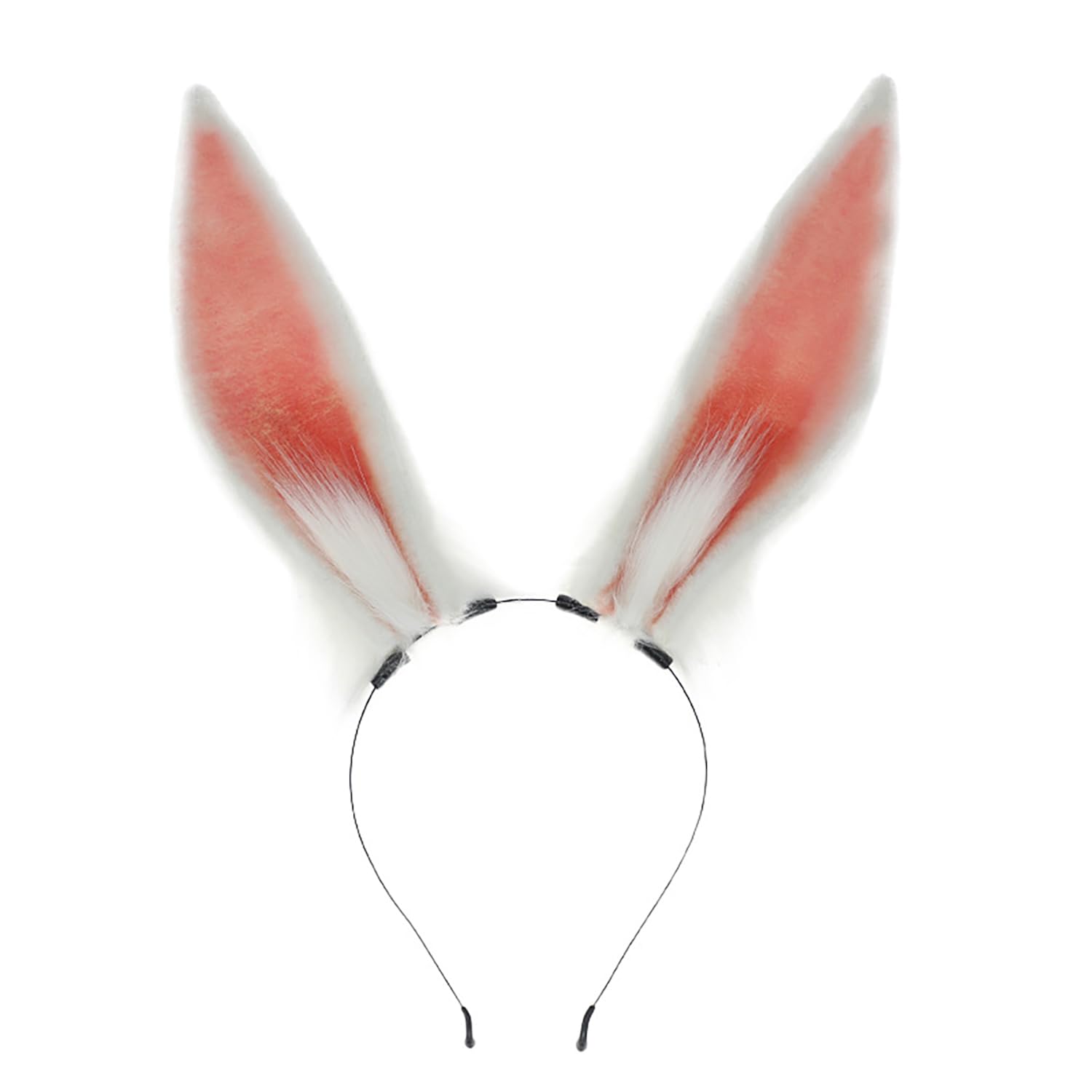Faylay Rabbit Ear Headband - Faux Fur Cosplay Accessory for Women & Girls
