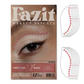 Fazit Candy Cane Eye Wing Patches – Glow Up Glitter Makeup for Face, Waterproof & Easy Application