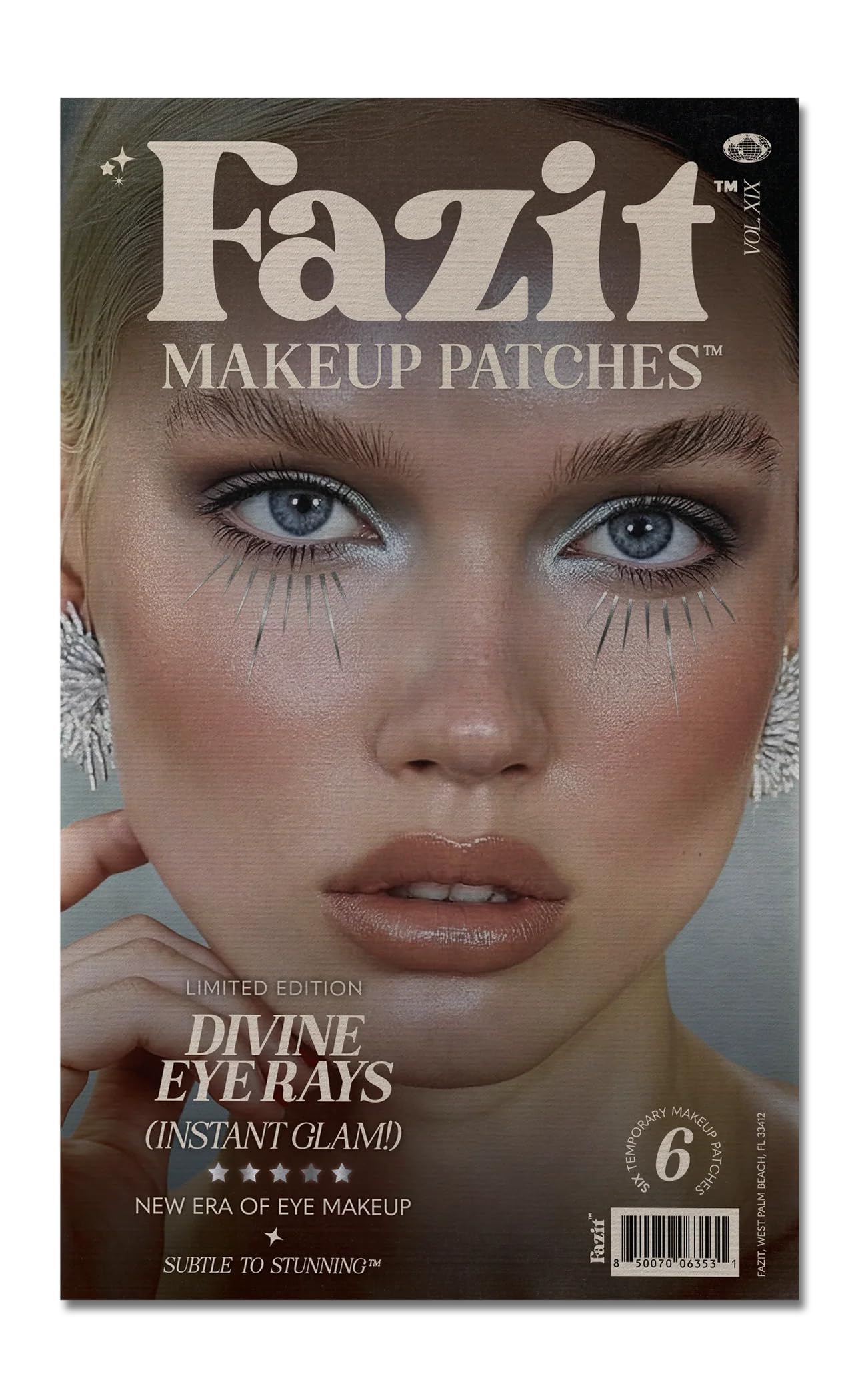 Fazit Makeup Patches - Halloween Divine Eye Speckles | Glow-Up Glitter Patches for Eyes