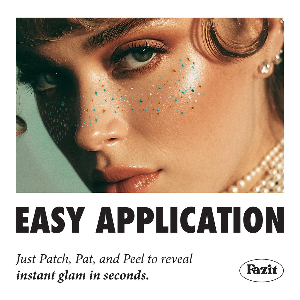 Fazit Makeup Patches | Show Stopping Speckles & Glitter Face Patches