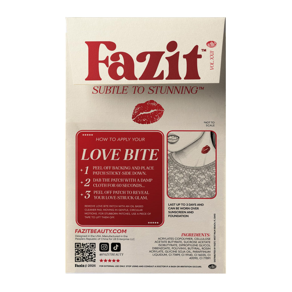 Fazit Makeup Patches: Love Bite Glitter Speckles for a Glow Up Look