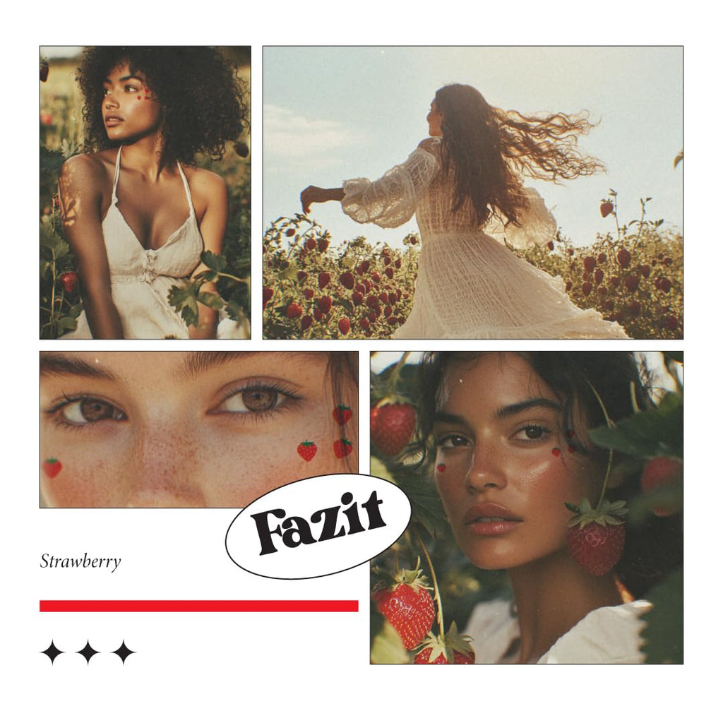 Fazit Makeup Patches - Strawberry Speckles | Glow Up Glitter Face Patches