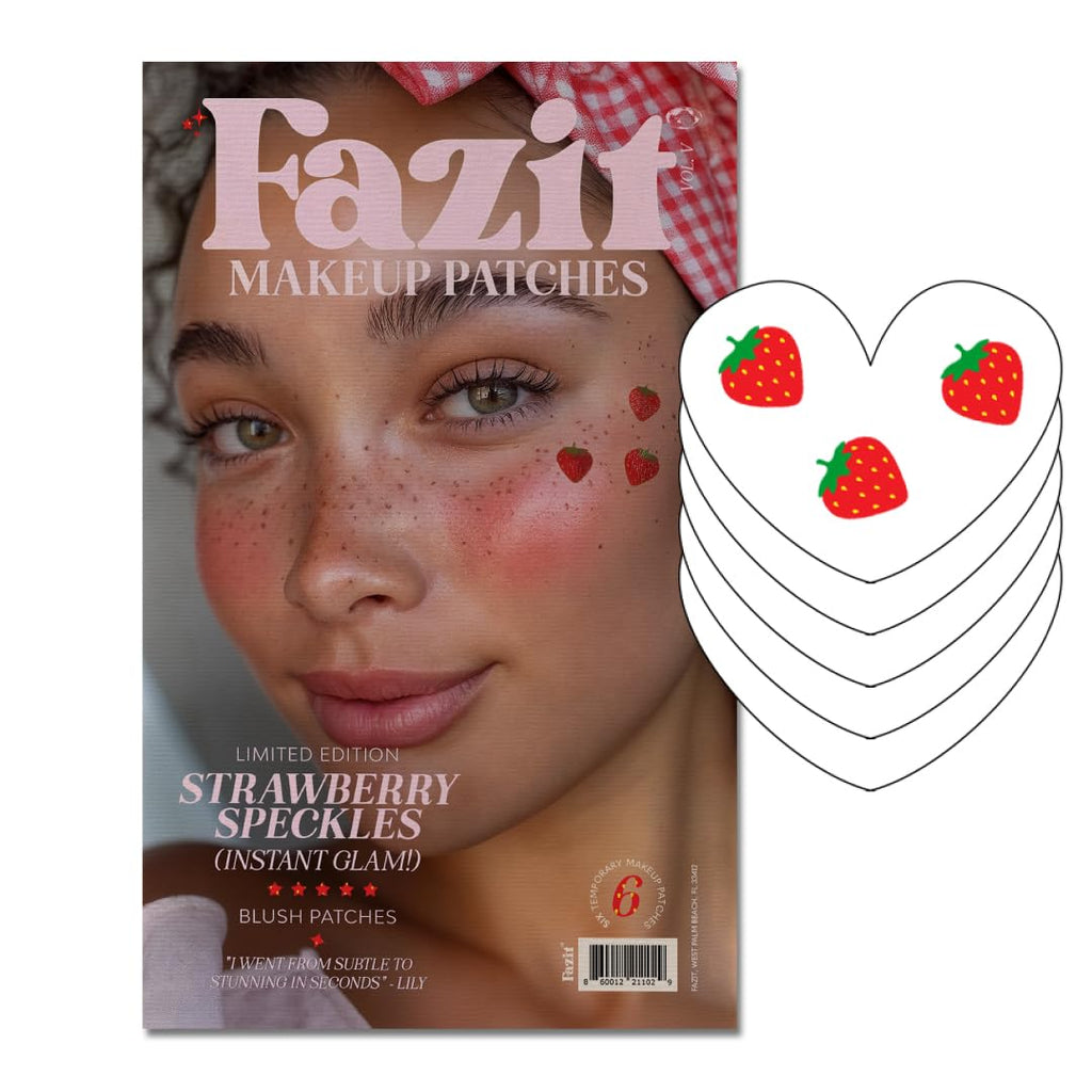 Fazit Makeup Patches - Strawberry Speckles | Glow Up Glitter Face Patches