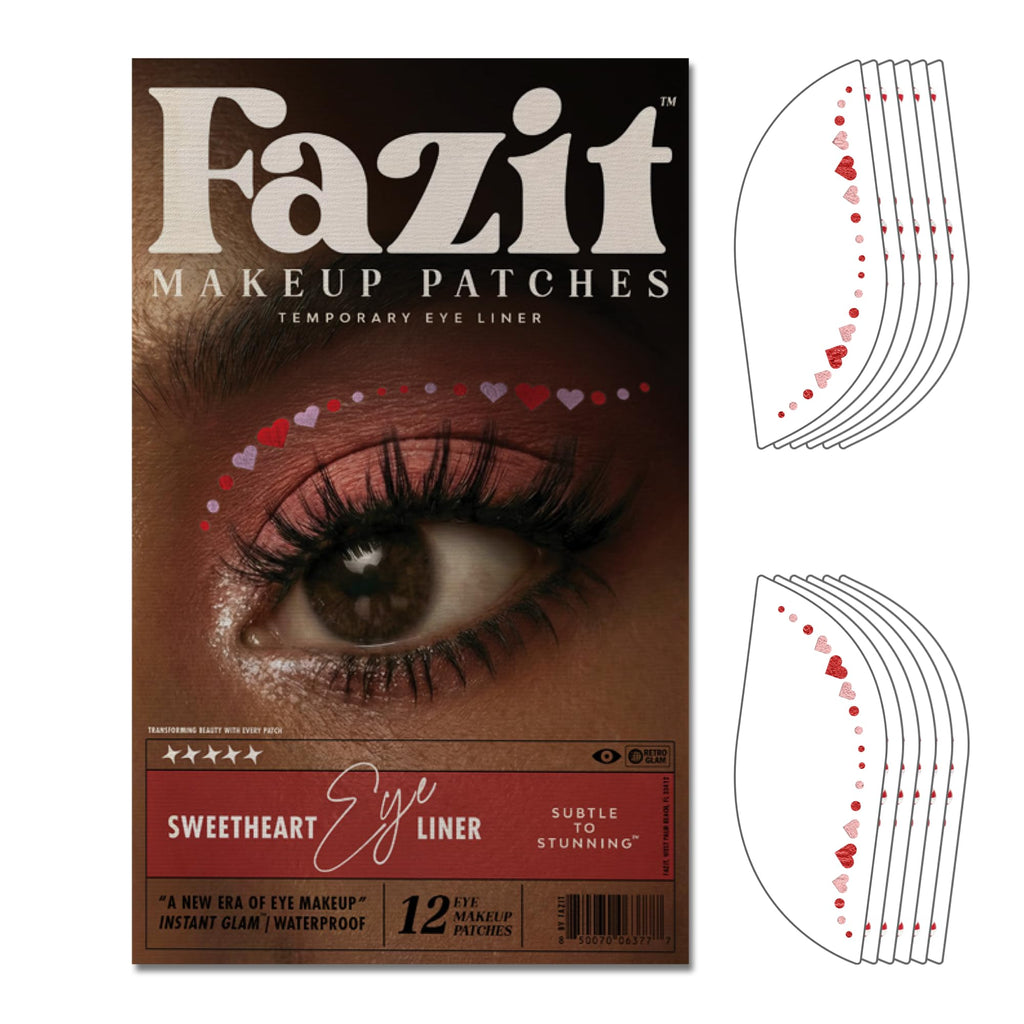 Fazit Makeup Patches – Sweetheart Wing Eyes | Glow Up Glitter Face Patches