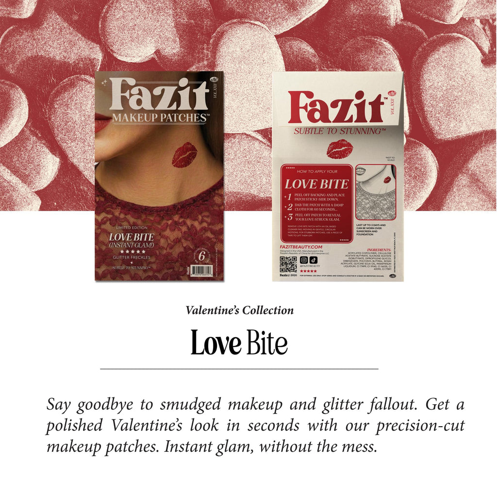 Fazit Makeup Patches: Love Bite Glitter Speckles for a Glow Up Look