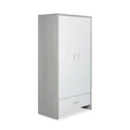 Ickle Bubba Pembrey Wardrobe - Ash Grey & White