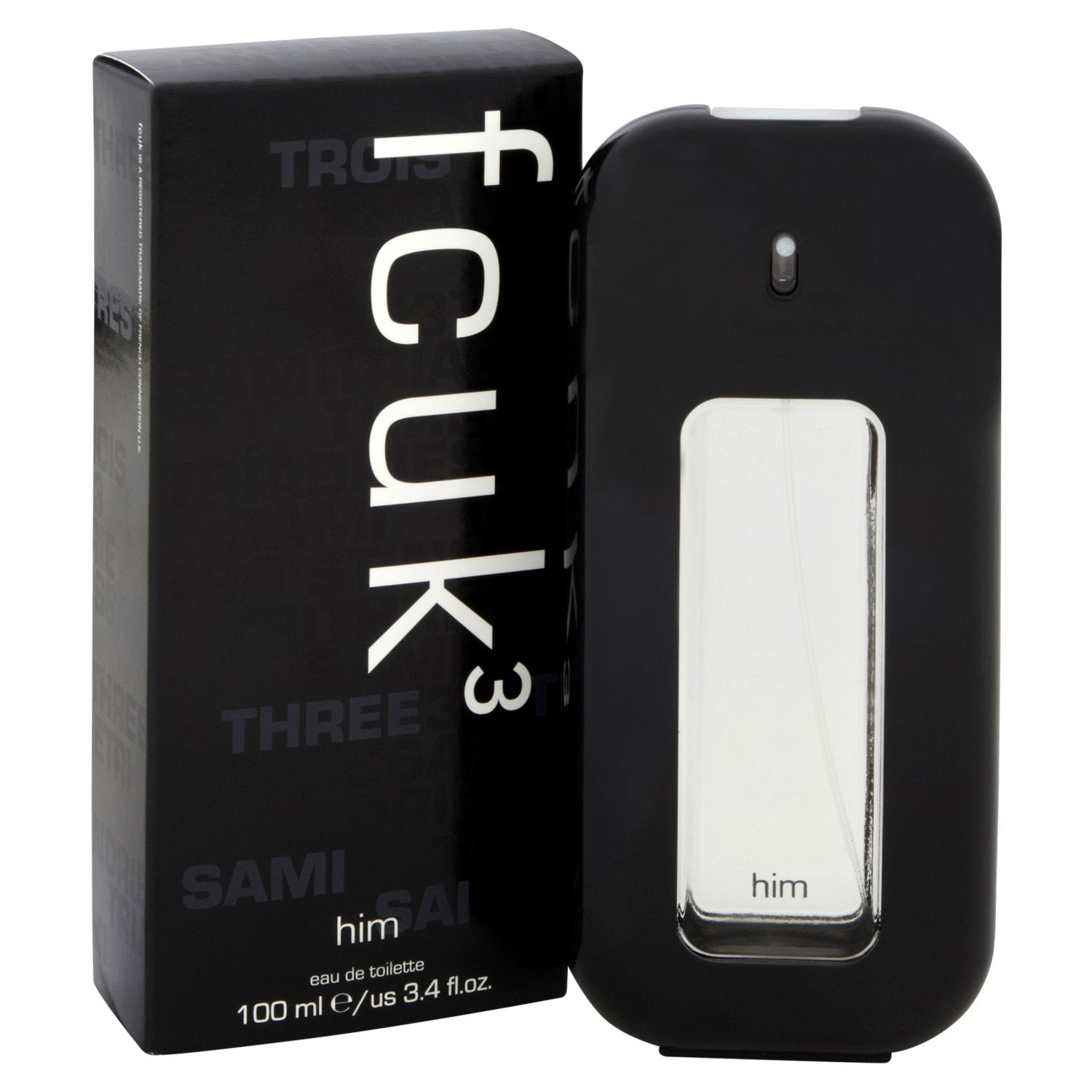 FCUK 3 by French Connection – 3.4 oz Eau de Toilette, Casual Wear