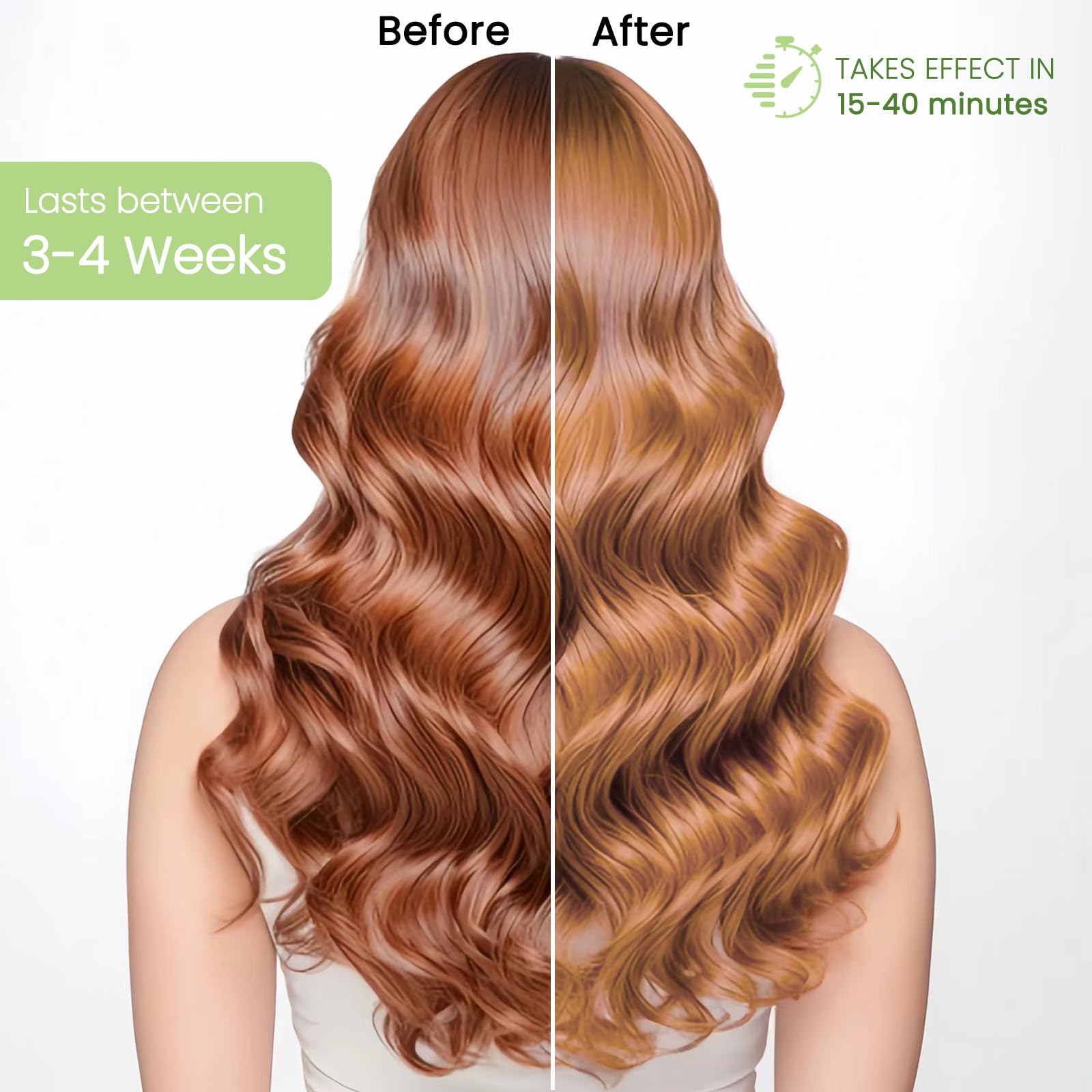 Fedulili Blonde Brown Hair Dye Shampoo 3-in-1 – Instant Natural Color, 500ml