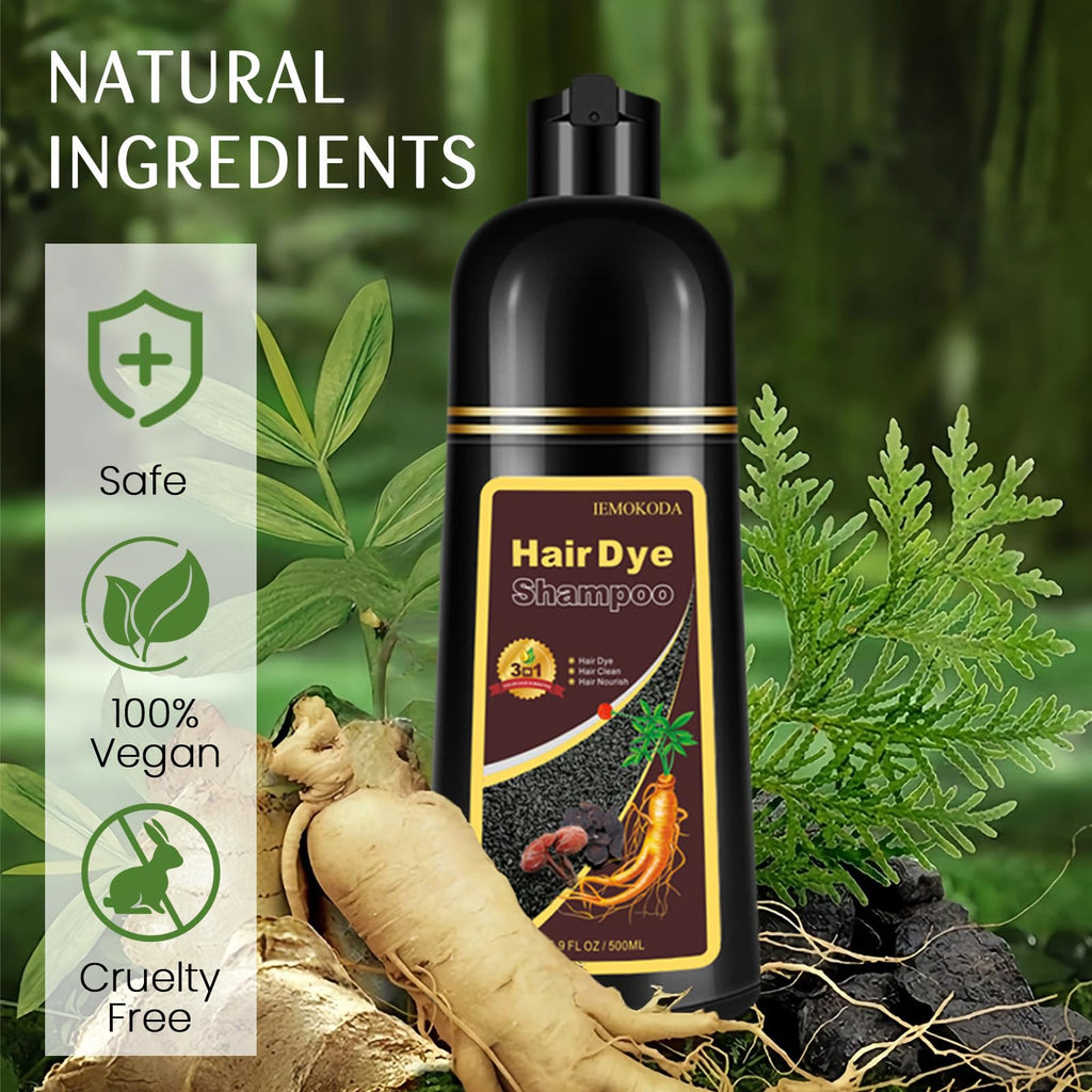 Fedulili Blonde Brown Hair Dye Shampoo 3-in-1 – Instant Natural Color, 500ml